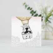 Bon Voyage! Feestdagenkaart (Staand voorkant)