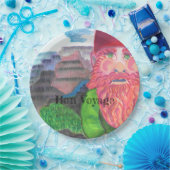 Bon Voyage Gnome Papieren Bordje (Feest)