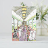 Bon Voyage Goede reis Reis Reizen Kaart (Staand voorkant)