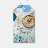 Bon Voyage | Golden Compass Gift Label Cadeaulabel (Voorkant)