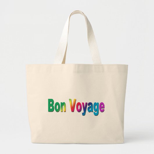 Bon Voyage Grote Tote Bag (Voorkant)