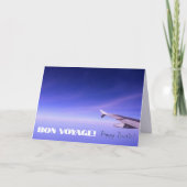 Bon Voyage Happy Travel Wensen Kaart (Voorkant)