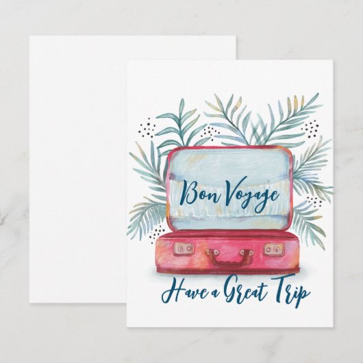 Bon Voyage heeft een geweldige reiskoffer Eucalypt (Voorkant / Achterkant)