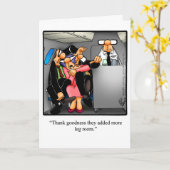 Bon Voyage Humor Wenskaart Kaart (Gele Bloem)