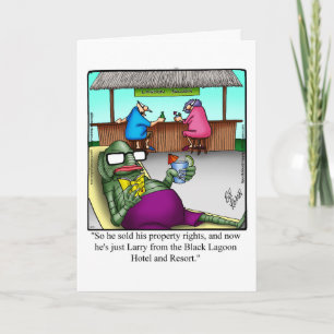 Bon Voyage Humor Wenskaart "Spectickles" Kaart