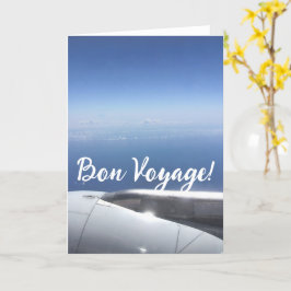 Bon Voyage! Ik wens je fijne & veilige reizen Kaart