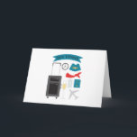 Bon Voyage Kaart<br><div class="desc">Maak je fantasie schoon! Dit grillige ontwerp zal perfect zijn op de billen,  de kussens,  de kleding en nog veel meer voor uw stewardessen!</div>