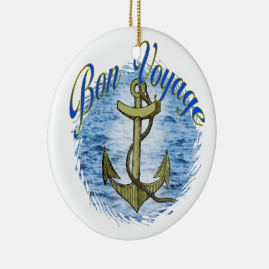 Bon Voyage Keramisch Ornament (Rechts)