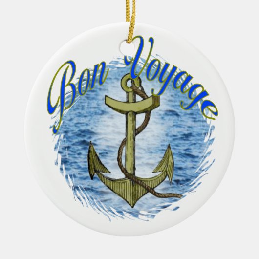 Bon Voyage Keramisch Ornament (Voorkant)