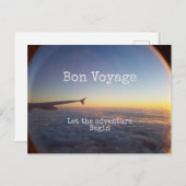 Bon Voyage, laat het avontuur beginnen Briefkaart (Voorkant / Achterkant)
