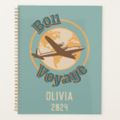 Bon Voyage Laten we de wereld ontwerpen Planner (Voorkant)