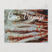 Bon Voyage - naar Alaska voor Red King Crab Briefk Briefkaart (Voorkant)