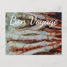 Bon Voyage - naar Alaska voor Red King Crab Briefk Briefkaart
