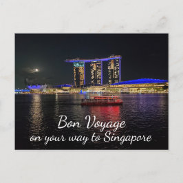 Bon Voyage - naar Singapore Marina Bay Sands Briefkaart