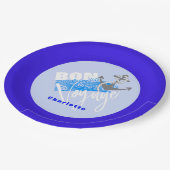Bon Voyage Nautical Personalized Papieren Bordje (Gekanteld)