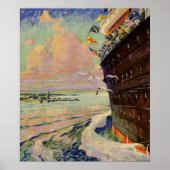 Bon Voyage Ocean Liner Poster (Voorkant)
