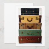 BON-VOYAGE OF WELKOM-HOME-INVITATIE KAART (Voorkant / Achterkant)