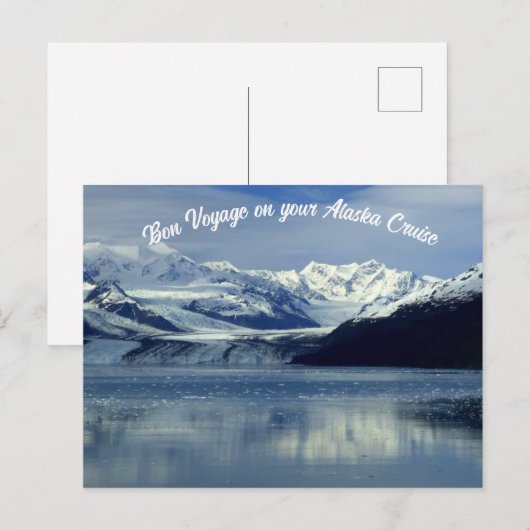 Bon Voyage op uw Alaska Cruise Groet Briefkaart (Voorkant / Achterkant)