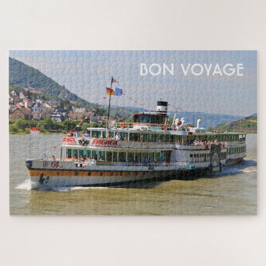 Bon Voyage: Paddle steamer, Goethe, Duitsland Legpuzzel (Horizontaal)