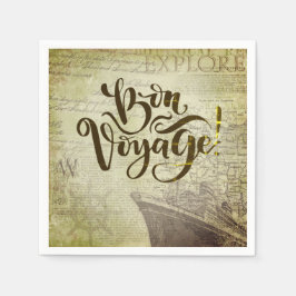 Bon Voyage Paper Party servetten