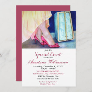 BON VOYAGE PARTY EVENT INVITE KAART