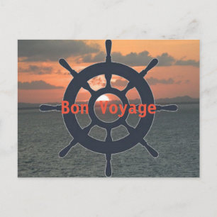 Bon Voyage Post Kaart
