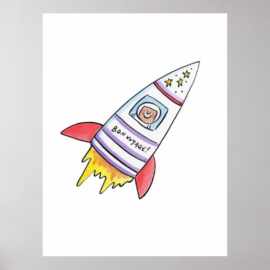 Bon Voyage Poster (Voorkant)
