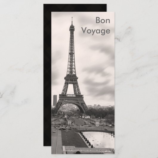 Bon Voyage Rack Kaart (Voorkant / Achterkant)