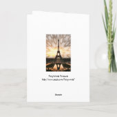 Bon Voyage!Sjabloon Kaart (Achterkant)