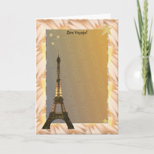 Bon Voyage!Sjabloon Kaart