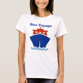 Bon Voyage, tekst toevoegen T-shirt (Voorkant)