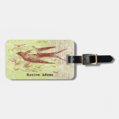 Bon Voyage Thumbelina  Ephemera Collage Bagagelabel (Voorkant horizontaal)