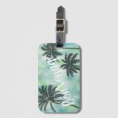 Bon Voyage Travel Label Bagagelabel (Voorkant (verticaal))