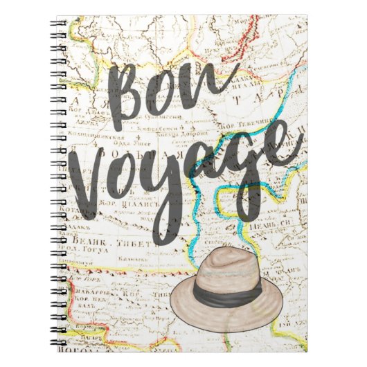 Bon Voyage Travel Notitieboek (Voorkant)