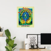 Bon Voyage Tree of the World Poster (Thuiskantoor)