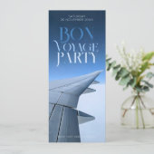 Bon Voyage We gaan overzee feest Kaart (Staand voorkant)