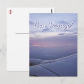 Bon Voyage Window Seat Briefkaart - Gepersonalisee (Voorkant / Achterkant)
