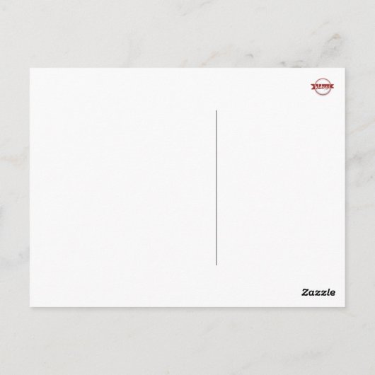 Bon Voyage Window Seat Briefkaart - Gepersonalisee (Achterkant)