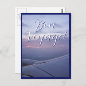 Bon Voyage Window Seat Travel Briefkaart (Voorkant / Achterkant)