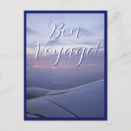 Bon Voyage Window Seat Travel Briefkaart