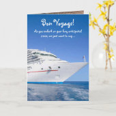 Bon Voyagecruise Kaart (Gele Bloem)