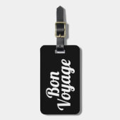 Bon voywell afscheid van reiscadeau bagagelabel (Voorkant verticaal)