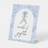 Bon Your Be Blue Toile Boeken en geschenken Reclamebord Met Voetstuk (Voorkant)