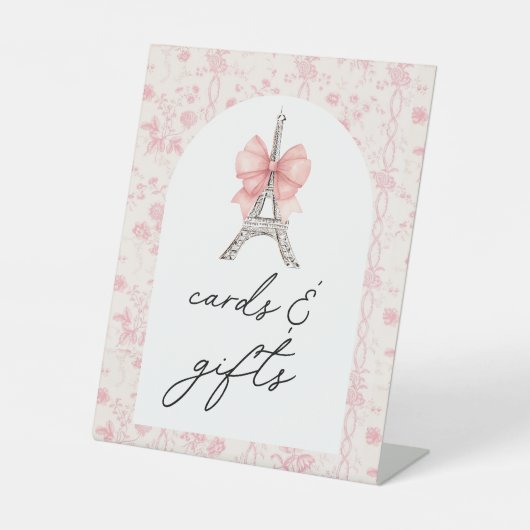 Bon Your Be Pink Toile Boeken en geschenken Reclamebord Met Voetstuk (Voorkant)