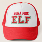 Bona Fide Kerstmis ELF Trucker Pet (Voorkant)