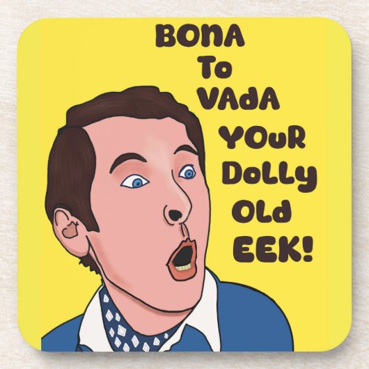 Bona naar vada mok bier onderzetter (Voorkant)