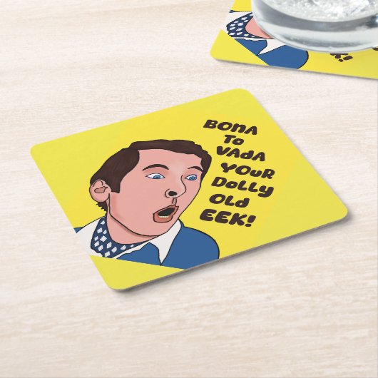 Bona naar vada mok kartonnen onderzetters (Schuin)