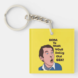 Bona to vada T shirt Sleutelhanger