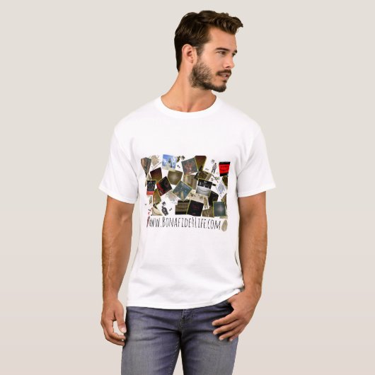 Bonafide4Life.com "The Albums" T-Shirt (Voorkant volledig)