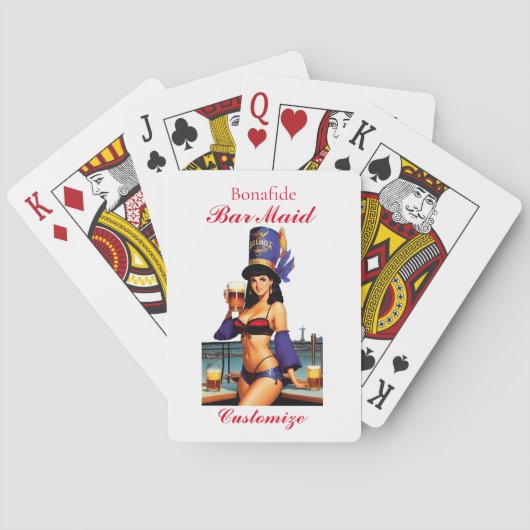 Bonafide Bar Maid Thunder_Cove Pokerkaarten (Achterkant)